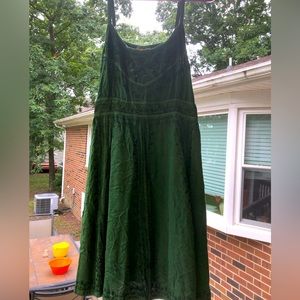 Emerald Green Dress size L/XL. * excellent condition *